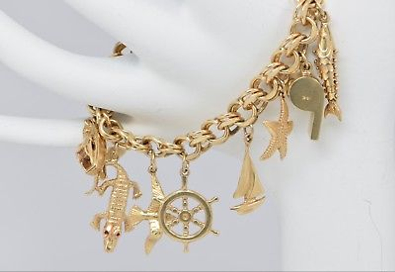 nautical charms gold