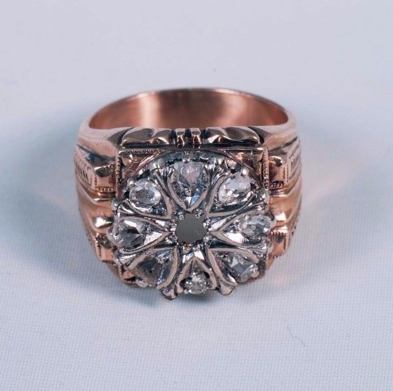 pre owned mens diamond rings