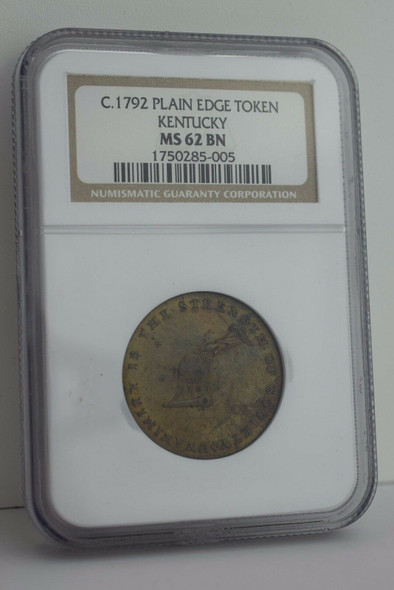 1854 Braided Hair Large Cent NGC MS-67 BN - Colonial Trading Company