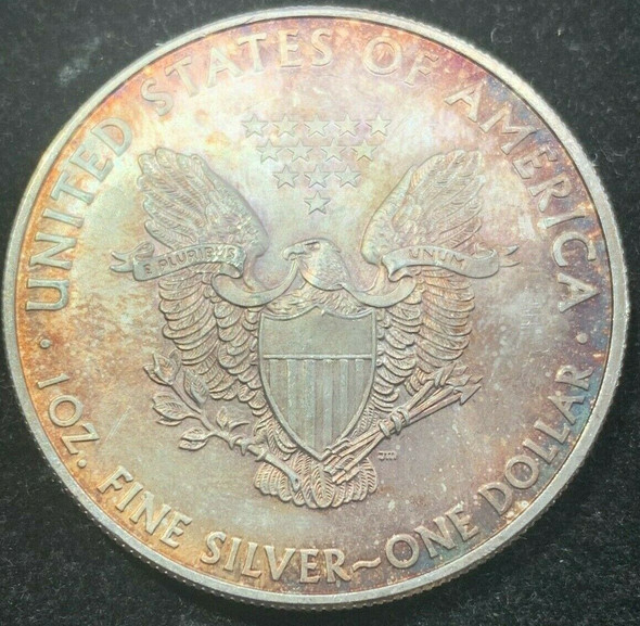 2009 American Silver Eagle Toned, Coin no.4