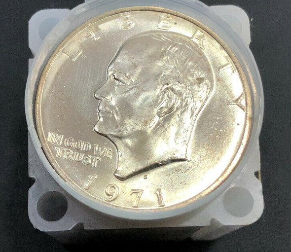 Roll of Uncirculated 1971-S Eisenhower Dollar