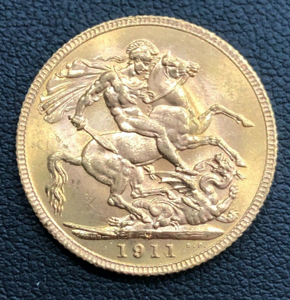 Canada 1911-C George V Gold Sovereign