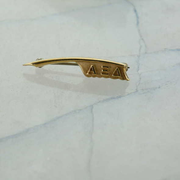 10K Yellow Gold Alfa Chi Delta Pledge Pin