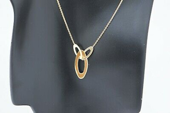 18K Yellow Gold Roberto Coin Necklace, 19" Long