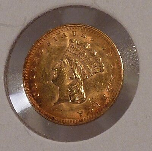 1862 U.S. One Dollar Gold, Civil War Date