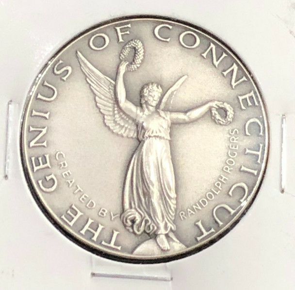 Genius of Connecticut Sterling Silver Round