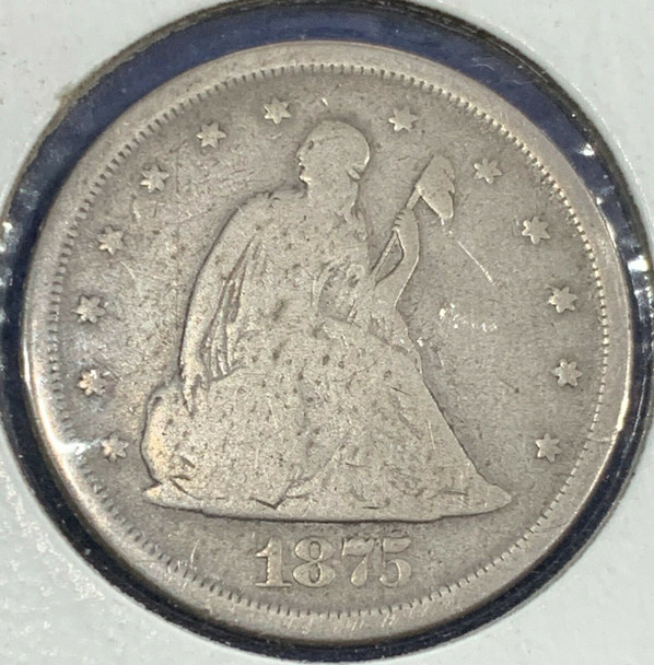 1875-S Seated Liberty 20 Cent Piece