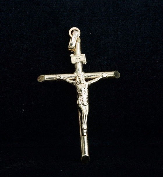 14K Yellow Gold "Crucifix" Pendant