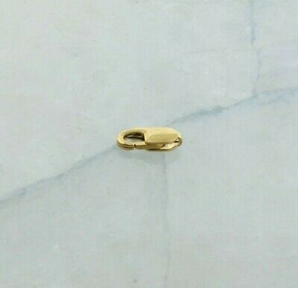 14K Yellow Gold Lobster Clasps 3.5 x 8 mm stamped 585