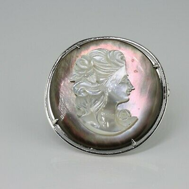 Mother of Pearl Abalone Carved Cameo