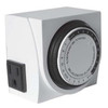 Green Rooster Dual Outlet Grounded Timer