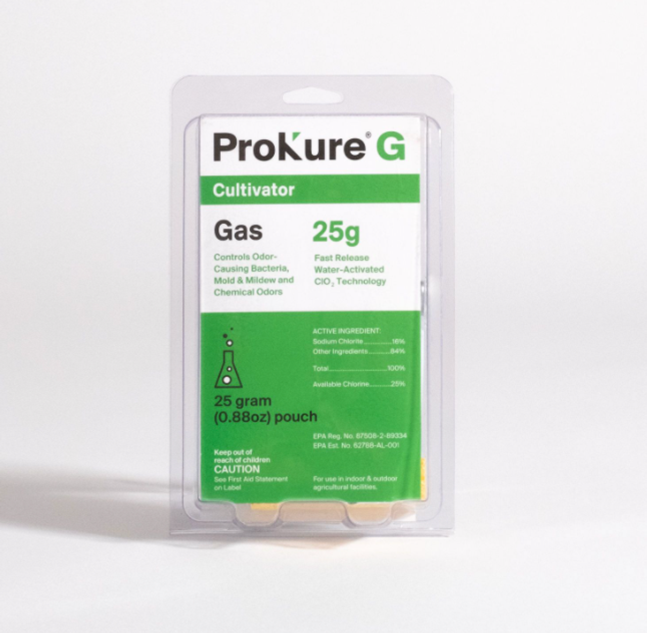 ProKure® G 25g Fast-Release Gas (with clamshell)