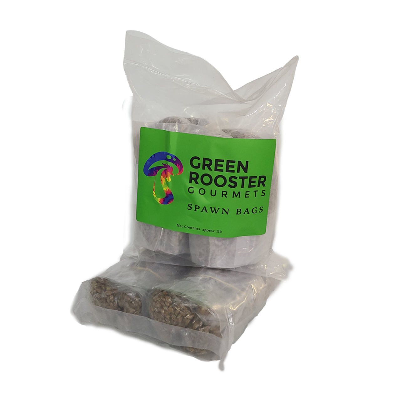 4lb Sterilized Grain Spawn Bags TWO X 2lb Bags Biodegradable Rye Berry -  Etsy