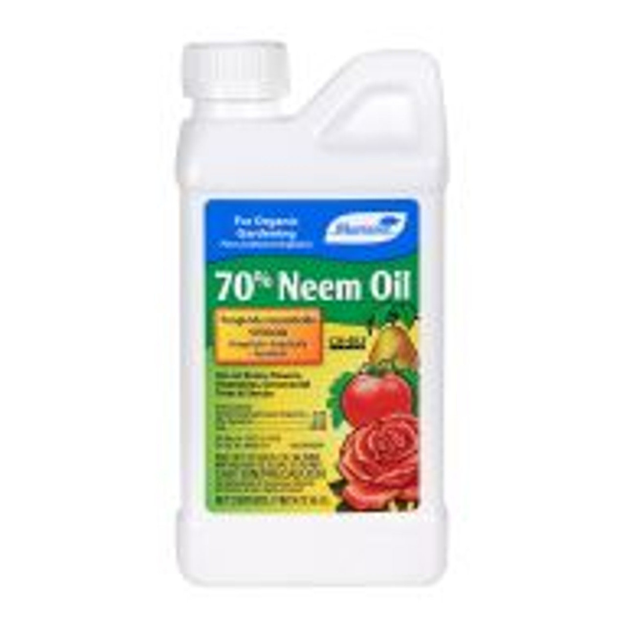 Neem Oil controls black spot, rust and mildew, and kills mites and insects including whitefly, aphid and scale. Safe for use indoor or out on ornamental plants, flowers, vegetables, trees, shrubs as well as fruit and nut crops.