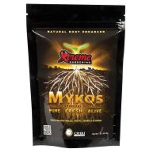Mykos is a symbiotic microbe that connects plants with colonies of beneficial bacteria and fungi throughout the soil. It vastly increases the availability of nutrients like phosphorus, calcium, sulfur, and all those elements necessary for plant growth and vitamin production in crops. Plants treated with Mykos produce far more vitamins and life-enriching minerals than untreated plants. Mykos also increases the production of primary and secondary metabolites, resulting in large, healthy harvests. Mykos is a symbiotic microbe that connects plants with colonies of beneficial bacteria and fungi throughout the soil. It vastly increases the availability of nutrients like phosphorus, calcium, sulfur, and all those elements necessary for plant growth and vitamin production in crops. Plants treated with Mykos produce far more vitamins and life-enriching minerals than untreated plants. Mykos also increases the production of primary and secondary metabolites, resulting in large, healthy harvests.