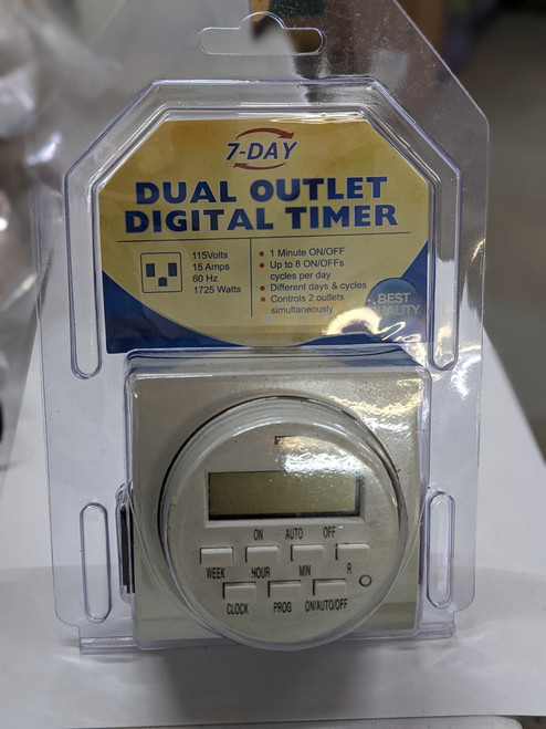 24-Hour Dual Outlet Digital Timer 24-Hour Dual Outlet Digital Timer