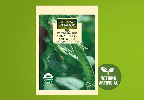 This prolific plant produces thick, succulent and juicy edible-pod snow peas. A reliable bush pea, it does not need trellising and thrives in cool weather.