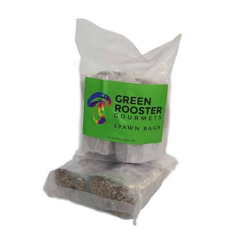 Green Rooster Mushroom Spawn Bag Green Rooster Mushroom Spawn Bag