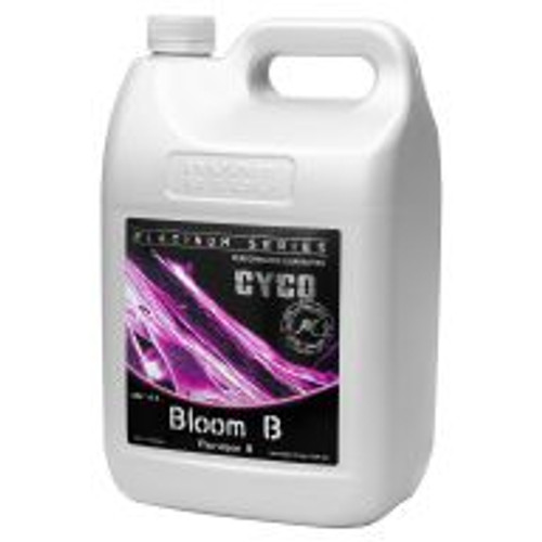 Cyco Bloom A and B provide potassium that aids in fruit quality, calcium for normal transport and retention of nutrients, and magnesium to help activate plant enzymes needed for growth. Together, every element in Bloom A and B plays a role in helping to produce the best quality fruit or flower within the bloom stage of a plantÂ’s life cycle. Cyco Bloom A and B provide potassium that aids in fruit quality, calcium for normal transport and retention of nutrients, and magnesium to help activate plant enzymes needed for growth. Together, every element in Bloom A and B plays a role in helping to produce the best quality fruit or flower within the bloom stage of a plantÂ’s life cycle.