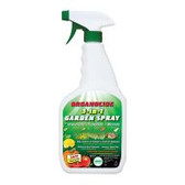 Organocide insecticide and fungicide effectively controls 25 common insect pests such as mites, whiteflies, and aphids as well as 4 problem plant diseases including powdery mildew and black spot. All-natural Organocide is a blend of sesame and fish oils that poses no risk to the environment. Comes in a convenient ready-to-use bottle so there's no mixing and no mess. 24 oz.