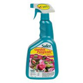 Safer Garden Fungicide prevents and controls black spot, rust, leaf spot and powdery mildew on fruits, vegetables and ornamentals. This is a naturally-based sulfur formula that can be used up to the day of harvest. Convenient one quart ready-to-use spray bottle.