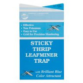 These 4-inch x 7-inch Sticky Traps unfold to expose nontoxic adhesive on both sides to cover approximately 30 square inches per trap. Thrip/Leafminer baits are colored blue to attract target insects, while the Aphid/Whitefly traps are yellow to entice aphids, whiteflies, leafhoppers, froghoppers, moths and more. Includes five traps.