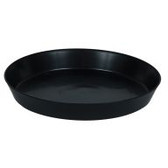 These high-quality Premium Saucers are made of thick, durable, black plastic, and they're available in sizes from six up to sixteen inches.