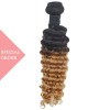 Brazilian Honey Blonde Ombre Deep Wave Hair Extensions