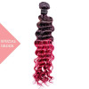 Brazilian Raspberry Ombre Deep Wave Hair Extensions
