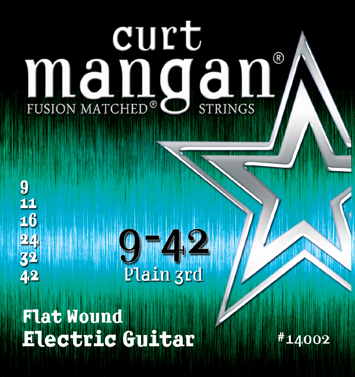 9-42 Stainless Flatwound Guitar String Set