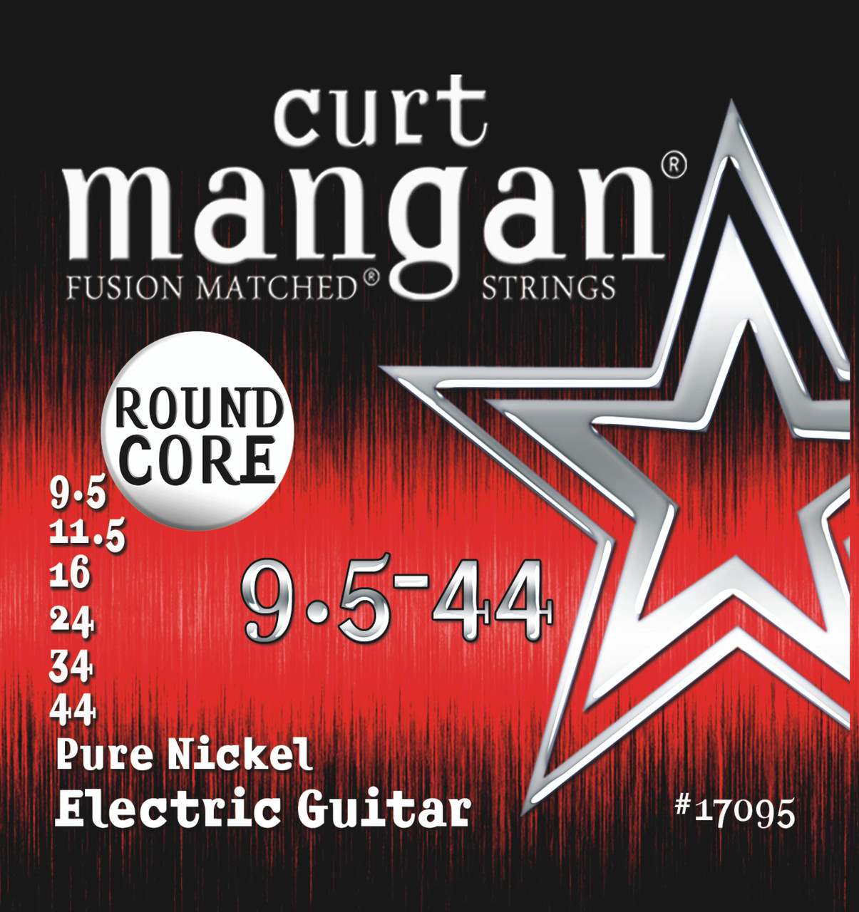 9.5-44 Pure Nickel Round Core Guitar Strings