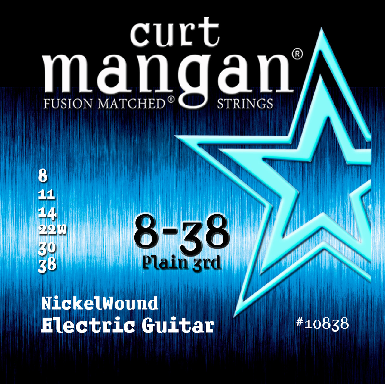 8-38 Nickel Wound Guitar Set