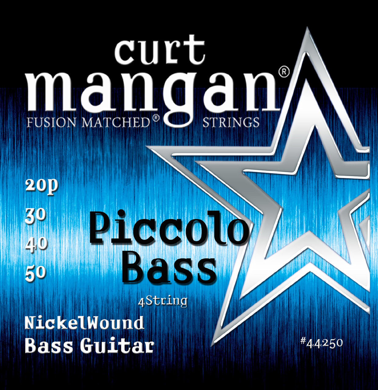 Piccolo Bass 20P-50 4 String Set - Curt Mangan Fusion Matched