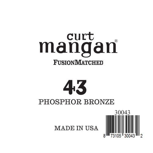 43 Phosphor Bronze Single String