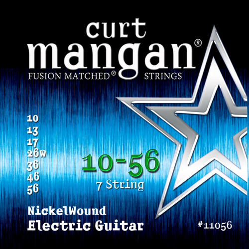 10-56 7 String Nickel Wound Guitar String Set