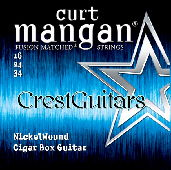 Crest Guitars Nickel Cigar Box Set  16-34