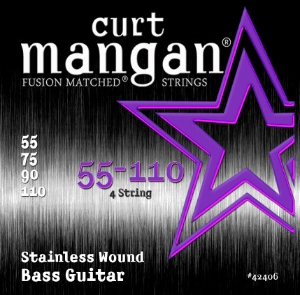 55-110 Stainless Wound  Bass 4-String Med Plus