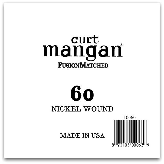 74 Nickel Plated Steel Ball End Single String - Curt Mangan Fusion