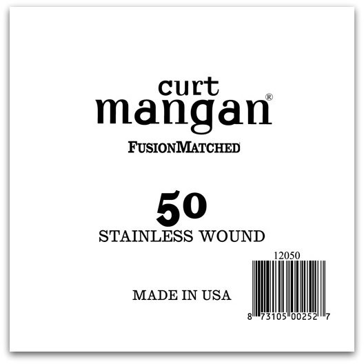 50 Stainless Wound Ball End Single String
