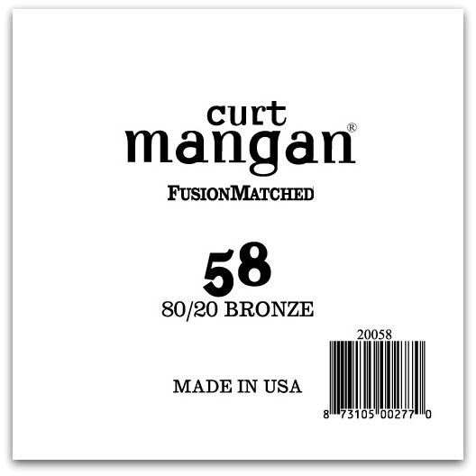 58 80/20 Bronze Single String
