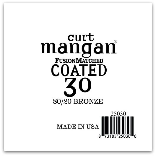 30 80/20 Bronze COATED Single String