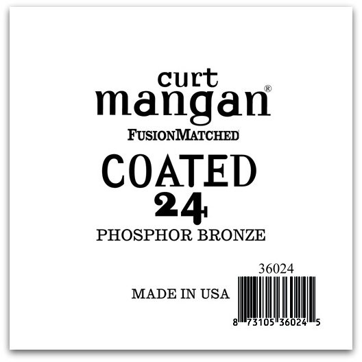 24 PhosPhor Bronze COATED Single String