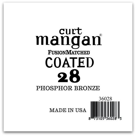 28 PhosPhor Bronze COATED Single String