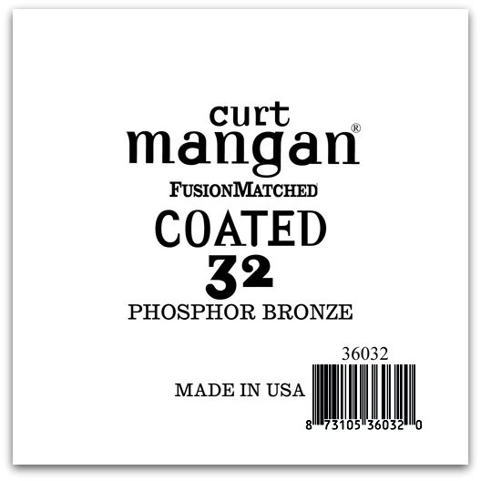 32 PhosPhor Bronze COATED Single String