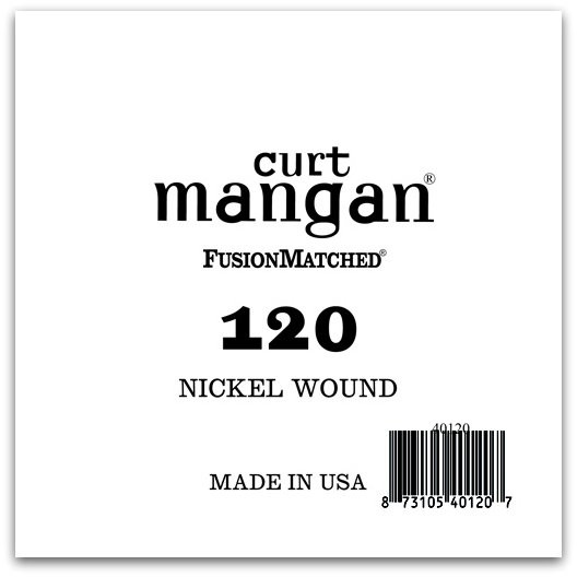 120 Nickel Plated Steel Bass Single String