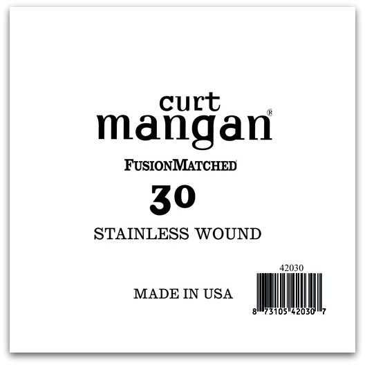 30 Stainless Wound Bass Single String