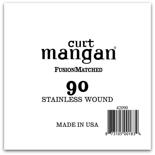 90 Stainless Wound Bass Single String