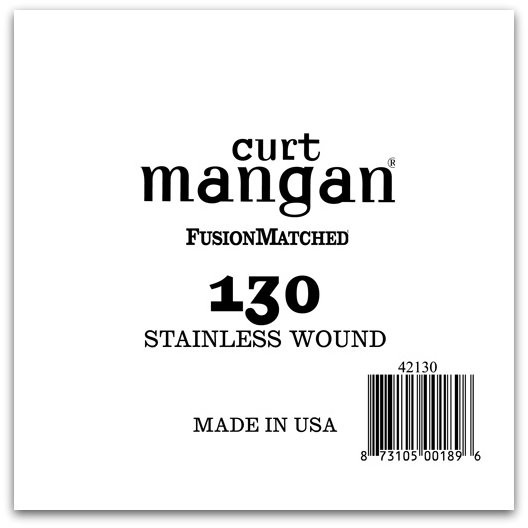 130 Stainless Wound Bass Single String