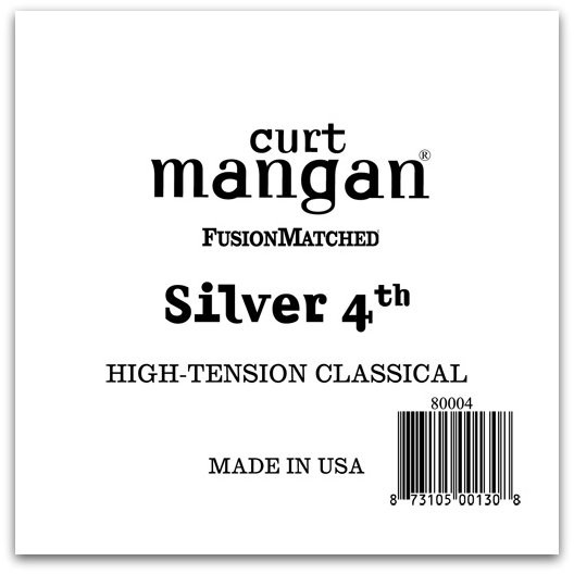 Silver 4th High-Tension Classic Single String