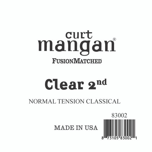 Clear 2nd Normal Tension Single String